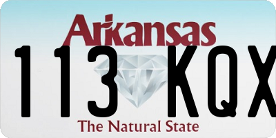 AR license plate 113KQX