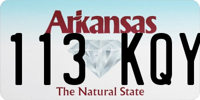 AR license plate 113KQY