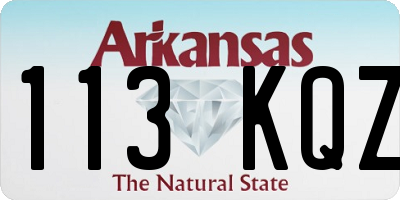 AR license plate 113KQZ