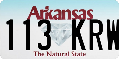 AR license plate 113KRW