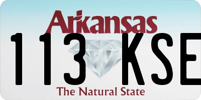 AR license plate 113KSE