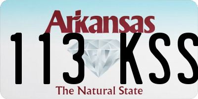 AR license plate 113KSS