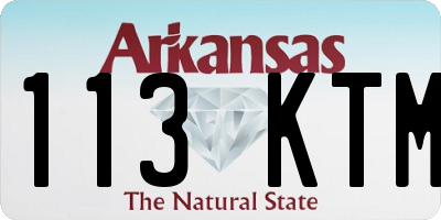 AR license plate 113KTM