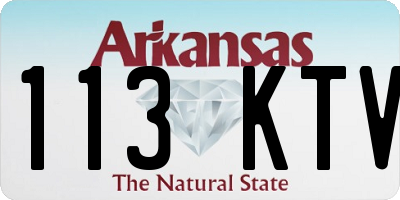 AR license plate 113KTV