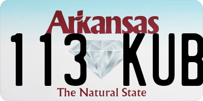 AR license plate 113KUB