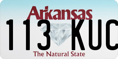 AR license plate 113KUC