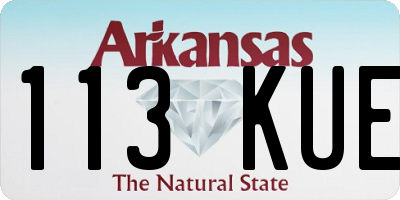 AR license plate 113KUE