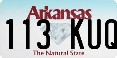 AR license plate 113KUQ