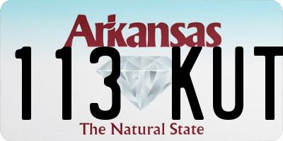 AR license plate 113KUT