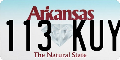 AR license plate 113KUY