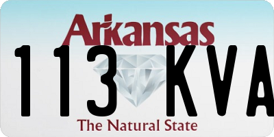 AR license plate 113KVA