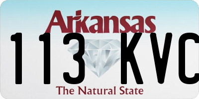 AR license plate 113KVC