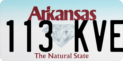 AR license plate 113KVE
