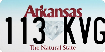 AR license plate 113KVG