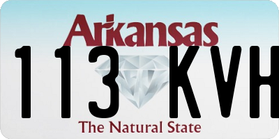 AR license plate 113KVH