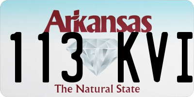 AR license plate 113KVI