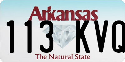 AR license plate 113KVQ
