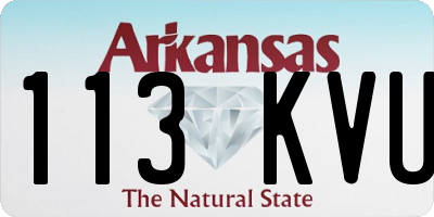 AR license plate 113KVU
