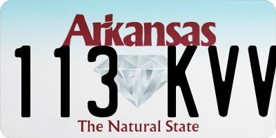 AR license plate 113KVV