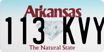 AR license plate 113KVY