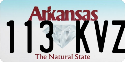 AR license plate 113KVZ
