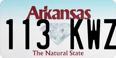 AR license plate 113KWZ