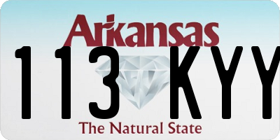 AR license plate 113KYY