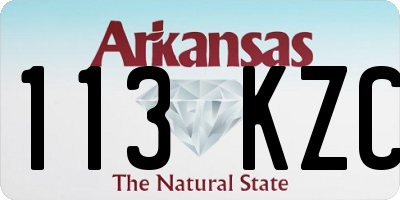 AR license plate 113KZC