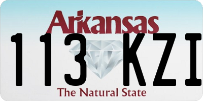 AR license plate 113KZI