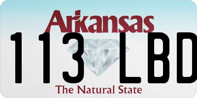 AR license plate 113LBD