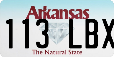 AR license plate 113LBX