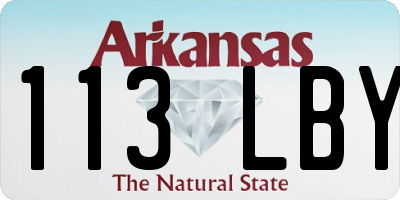 AR license plate 113LBY