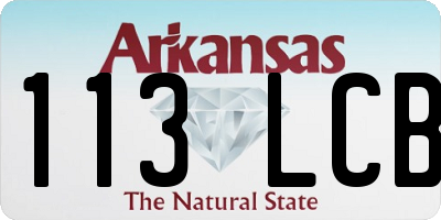 AR license plate 113LCB