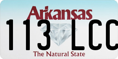 AR license plate 113LCC