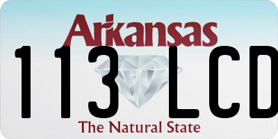 AR license plate 113LCD