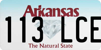 AR license plate 113LCE