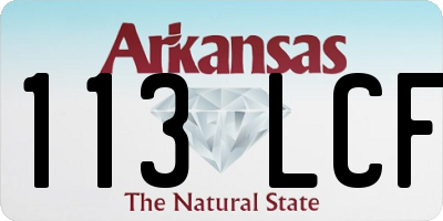AR license plate 113LCF
