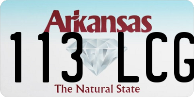 AR license plate 113LCG