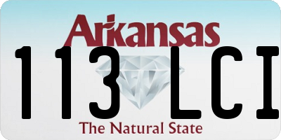 AR license plate 113LCI