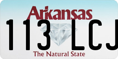 AR license plate 113LCJ