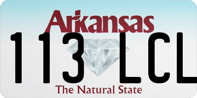 AR license plate 113LCL