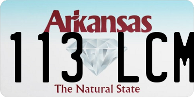 AR license plate 113LCM
