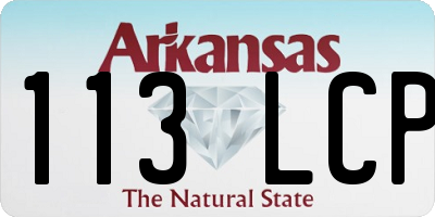 AR license plate 113LCP