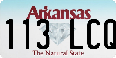 AR license plate 113LCQ