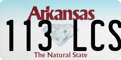 AR license plate 113LCS