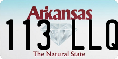 AR license plate 113LLQ