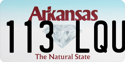 AR license plate 113LQU