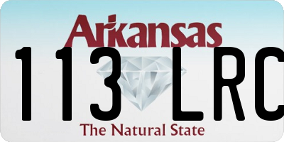 AR license plate 113LRC