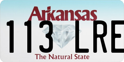 AR license plate 113LRE