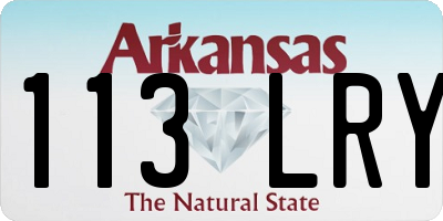 AR license plate 113LRY
